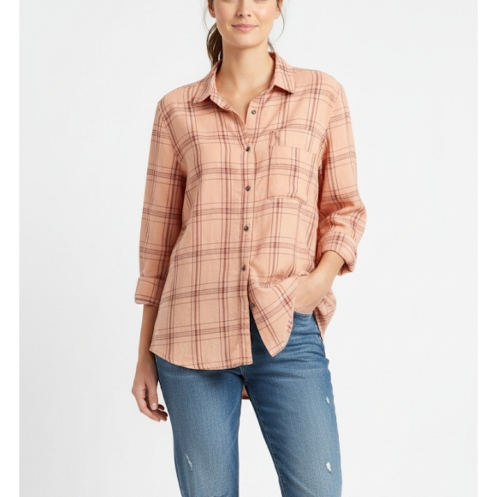 Free people women buttondown shirt size L